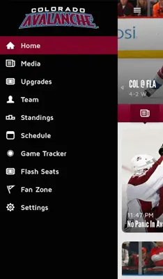 Colorado Avalanche Official android App screenshot 2